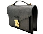 Load image into Gallery viewer, Louis Vuitton Monceau Epi Black Handbag (Pre-owned)
