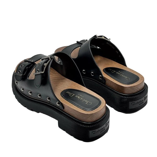 Dior Black Diorquake Sandals (Like new)