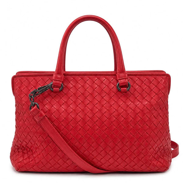 Bottega Veneta 2000s Intrecciato 2-Way Leather Tote Bag (Like new) 6GCKJ8T