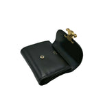 Load image into Gallery viewer, Celine Small Triomphe Flap Wallet Shiny Calfskin Black (Like new) DCHR436
