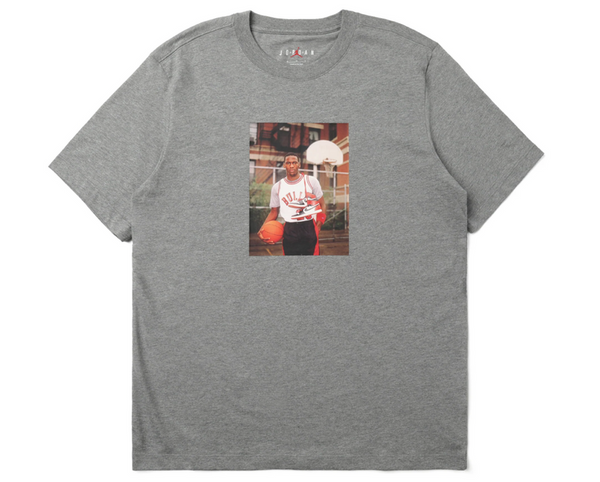 Jordan Brand Men's Photo T-Shirt Grey