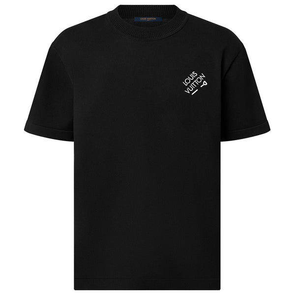 Louis Vuitton Signature Short-Sleeved T-Shirt Black (Pre-owned)