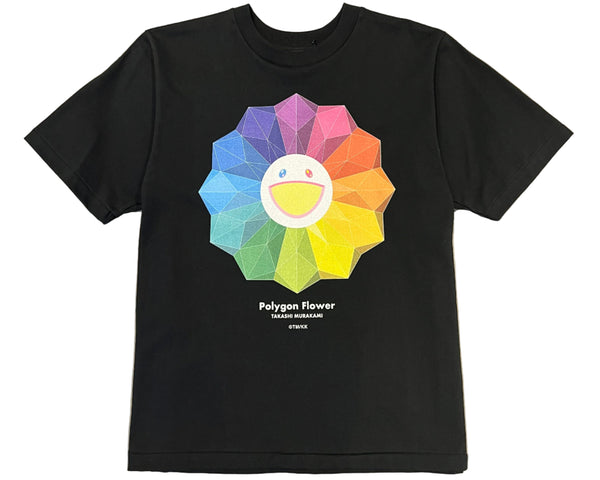 Takashi Murakami Polygon Flower T-shirt Black