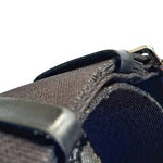 Load image into Gallery viewer, Christian Dior Gray Black Dior Trotter Logo Canvas Crossbody Bag (Pre-owned) T8HJ46R

