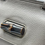 Load image into Gallery viewer, Gucci Small Leather Bamboo Daily satchel (Pre-owned) 2J7Y9QX
