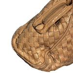 Load image into Gallery viewer, Bottega Veneta Beige Intrecciato Woven Leather Pouch Clutch Bag (Pre-owned)

