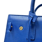 Load image into Gallery viewer, Saint Laurent Royal Blue Calfskin Leather Classic Nano Sac De Jour Bag (Pre-owned) W8B989X
