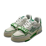 Load image into Gallery viewer, Louis Vuitton Trainer Green Mesh (9/10 condition)
