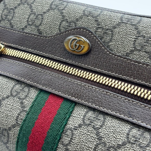 Gucci Beige/Ebony GG Supreme Canvas Small Ophidia Belt Bag (Pre-owned) WM8QBGC
