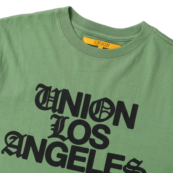 Union Los Angeles Sin Union Tee Green