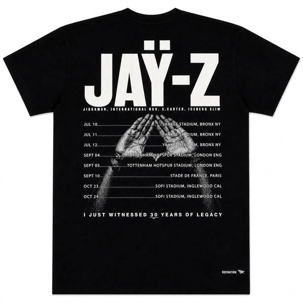 JAŸ-Z: Tour Tee Black