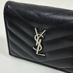 Load image into Gallery viewer, Saint Laurent Grain De Poudre Matelasse Chevron Monogram (Pre-owned)
