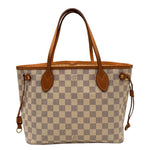 Load image into Gallery viewer, Louis Vuitton Neverfull PM Handbag Damier Azur Canvas (Pre-owned) 8D9R4C3
