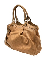 Load image into Gallery viewer, Gucci Beige Guccissima Sukey Tote Bag (Pre-owned) QDMHHXC
