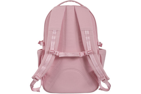 Supreme Logo Backpack (SS25) Light Pink