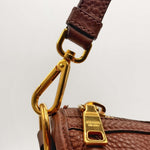 Load image into Gallery viewer, Prada Brown Vitello Daino Leather Zip Tote Bag (Pre-owned) GB3VKHK

