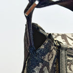 Load image into Gallery viewer, Christian Dior Gray Black Dior Trotter Logo Canvas Crossbody Bag (Pre-owned) T8HJ46R

