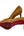 Christian Louboutin Camel Jazz Calf Leather Decollete 868 100 Pumps (Pre-owned)