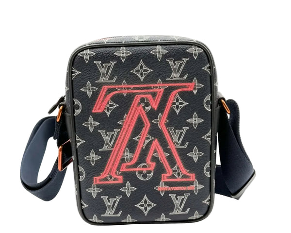 Louis Vuitton Danube Monogram Upside Down Ink PM Navy (Like new)