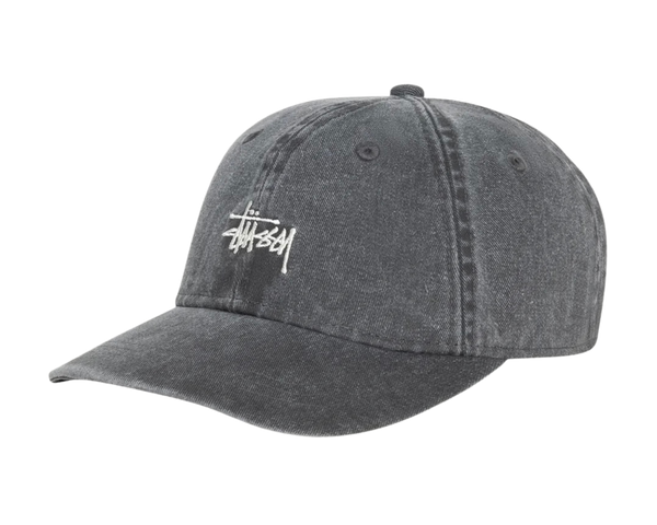 Stussy Basic Washed Low Pro Cap Charcoal