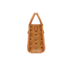 Load image into Gallery viewer, MCM Small München Tote In Visetos
