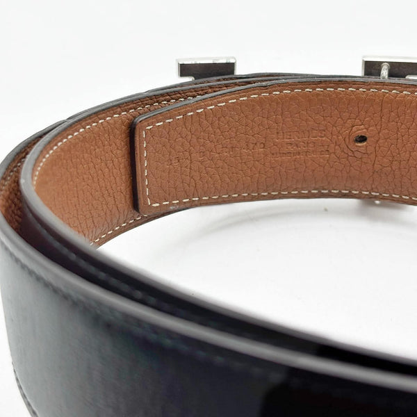 Hermes Box Chamonix  Constance Belt 95 Noir Natural (Pre-owned) 8WM7QHM