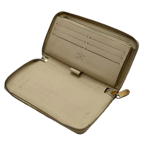 Louis Vuitton Damier Azur Canvas Zippy Organizer Wallet (Pre-owned)