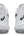ASICS Game FF White Black