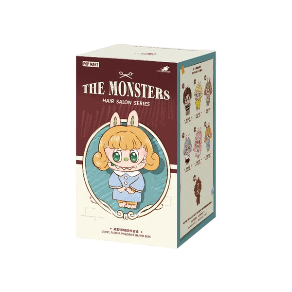 Popmart The Monsters Hair Salon Series -  Vinyl Plush Pendant Blind Box (Sold per piece)