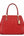 Coach Madison Gathered Twist Leather Madeline Satchel Vermillion Red (Pre-owned)