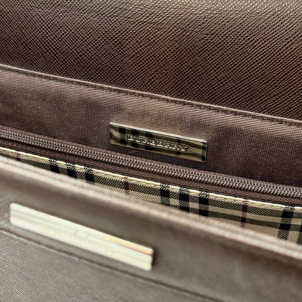 Burberry Brown Leather Tote Bag (preowned)