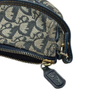 Load image into Gallery viewer, Christian Dior Mini Diorissimo Canvas Saddle Pochette Shoulder Bag (Pre-owned) JXGHQ7H
