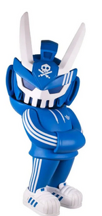 Load image into Gallery viewer, Megateq By Quiccs X Martian Toys - Adidas Edition 12" Blue
