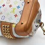 Load image into Gallery viewer, Louis Vuitton White Monogram "Murakami" Multicolore Courtney GM Bag (Pre-owned) CMVB4VW
