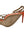 Valentino Garavani Calfskin Nappa Rockstud Ankle Strap 100mm Pumps 38 Orange Poudre (Pre-owned)