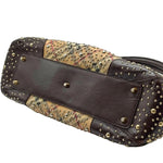 Load image into Gallery viewer, Burberry Haymarket Check Studded Hannington Satchel Bag (Pre-owned) 4G7TKBV
