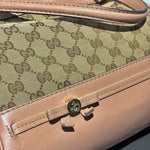 Load image into Gallery viewer, GucciGG Canvas Hand Bag 2way Beige Pink (Pre-owned) Q7VWXCT
