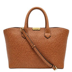 Load image into Gallery viewer, Burberry Dewsberry Convertible Tote Heritage Grained Leather Medium (Pre-owned) 929RDVD
