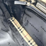 Load image into Gallery viewer, Burberry London Black Pebbled Leather Clutch (Pre-owned)
