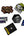 Aape Assorted Sticker 6pcs (Set)
