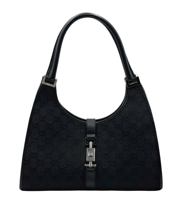 Gucci Monogram Jackie O Black (Pre-owned) K86B2GV