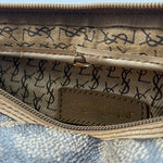Load image into Gallery viewer, Saint Laurent Vintage Yves Grey black brown leather bag (Pre-owned)
