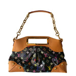 Load image into Gallery viewer, Louis Vuitton Multicolor Monogram “Murakami” Judy Black Bag (Pre-owned) 8TMVJXG
