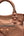 Balenciaga Grenadine Lambskin Leather Peach Giant Brogues Bag (Pre-owned) KVCKMH6