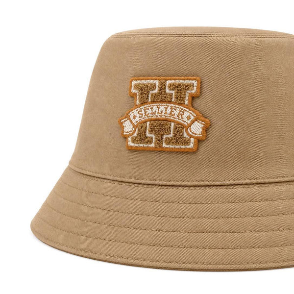 Hermes Beige Camel Cotton Harper H Sellier Bucket Hat (Brandnew)