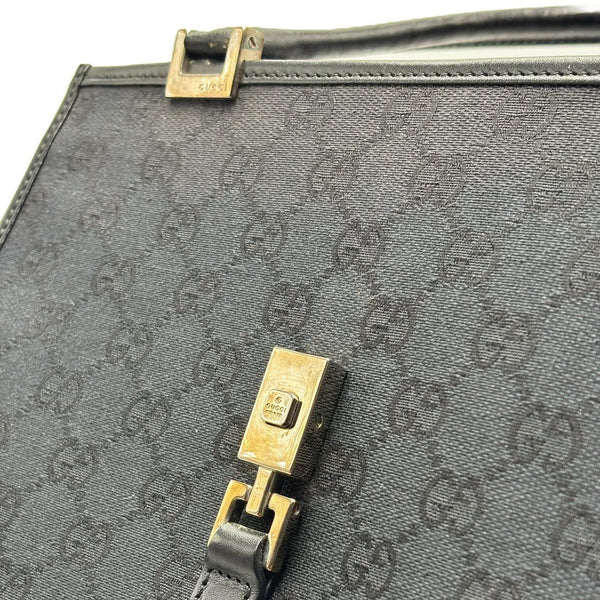 Gucci Black Guccissima Jacquard Jackie Tote (Pre-owned) 78GMTVQ