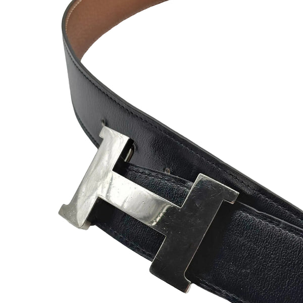 Hermes Box Chamonix  Constance Belt 95 Noir Natural (Pre-owned) 8WM7QHM