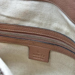Load image into Gallery viewer, Gucci 2016-2025 Medium GG Canvas Bamboo Libeccio Tote Bag (Pre-owned)
