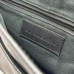 Load image into Gallery viewer, Burberry Black/Brown Check Coated Canvas Messenger Bag (Pre-owned)
