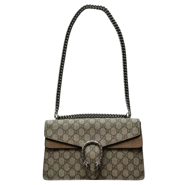 Gucci Dionysus Shoulder Bag GG Supreme Medium Beige/Brown (Like new) XYKMW7G